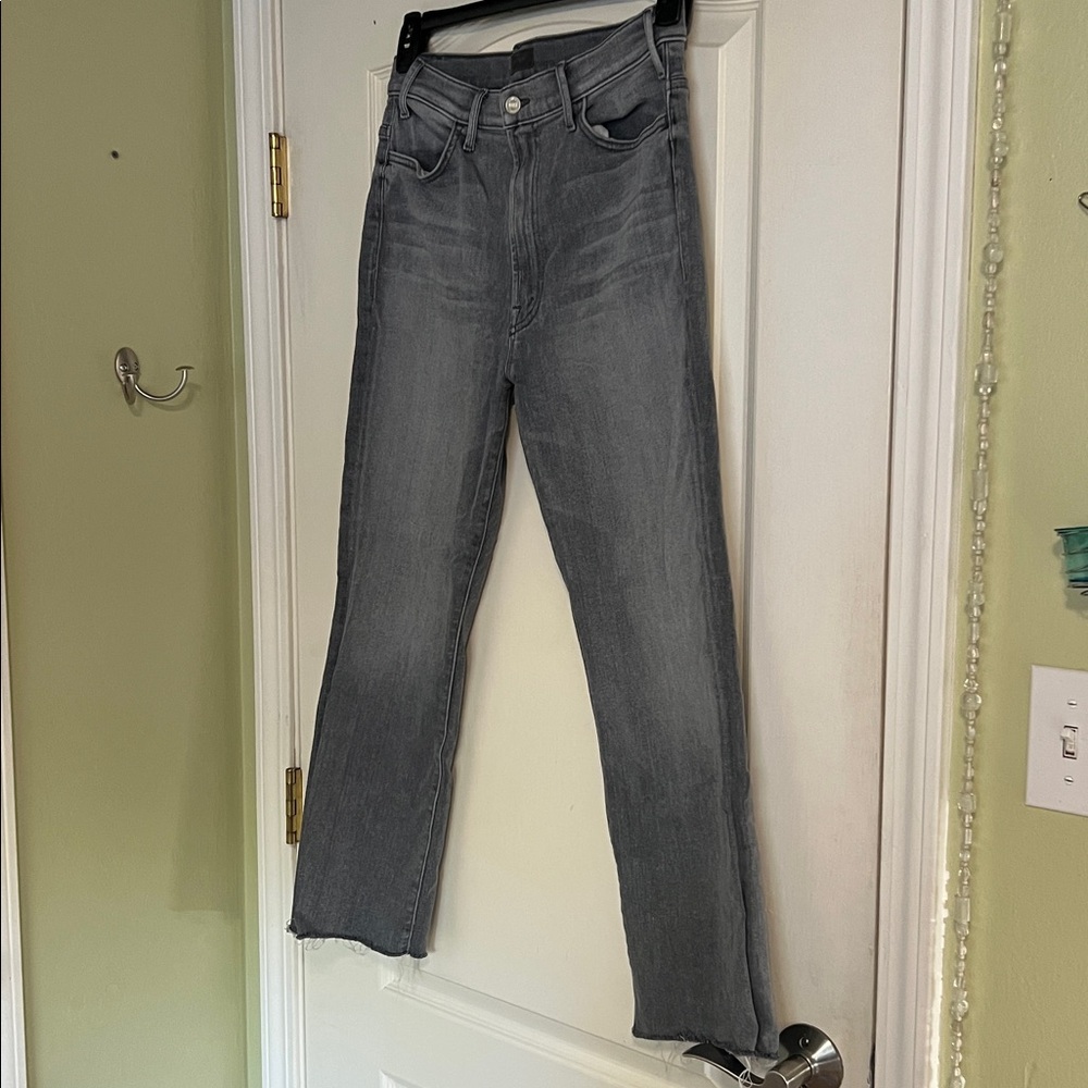 MOTHER Charcoal Denim Jeans